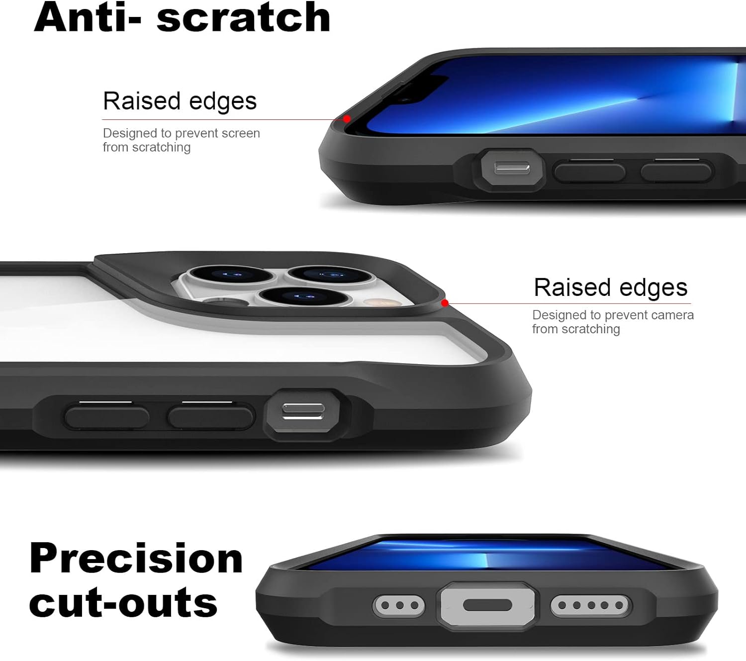 ImpactStrong Clear Guard for iPhone 13 Pro Max