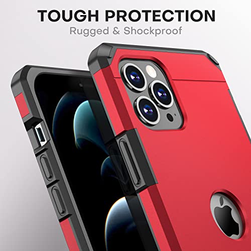 ImpactStrong Heavy Duty Compatible with iPhone 12 Pro Max Case, Dual Layer Protection Cover Heavy Duty Case Designed for iPhone 12 Pro Max (6.7 Inch) - Gun Metal